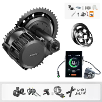 [EU DIRECT] BAFANG BBSHD 52V 1000W Mid Motor Conversie Kit Elektrische Fiets Kits met C18 0 9 PAS Display Scherm 40T/46T