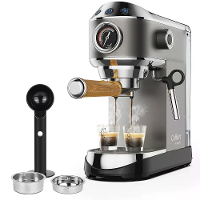 [EU Direct] BioloMix 20 Bar Koffiemachine Semi Automatisch Met Melk Stoomopschuimer Voor Espresso Cappuccino Latte & Moc