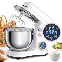 [EU Direct] BioloMix 5L Keuken Food Stand Mixer 1200W 11 Snelheden DC Motor Digitale OLED Scherm Elektrische Voedsel Mix