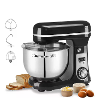 [EU Direct] BioloMix 6L 1200W DC Stille Motor 6 Snelheden Keuken Voedselprocessors Stand Mixer Room Eiwit Klopper Deegkn