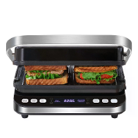 [EU Direct] BioloMix BCG02D 2000W Elektrische Contactgrill Digitale Bakplaat met Digitale Weergave 6 Voorinstellingen DI