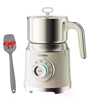 [EU Direct] BioloMix BMF201 600W 7 in 1 Elektrische Melkopschuimer Automatische Schuimer voor Koffie Cappuccino Latte He