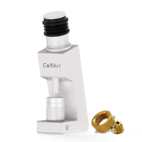 [EU Direct] Biolomix Elektrische Koffiemolen 100W met Pro grade precisie 7 kern 48mm Goud Titanium geplaatste Molen 100