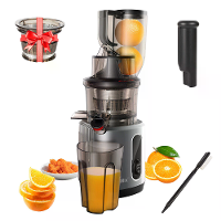 [EU Direct] BioloMix Slow Juicer met 75mm Vulopening 200W 40 65RPM Krachtige Motor Langzame Pers Juice Extractor Geschik