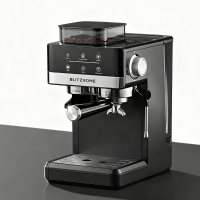[EU Direct] BlitzHome® CM5520 halfautomatische espressomachine 20Bar 1350W met ingebouwde koffiemolen Groot touchscreen
