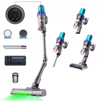 [EU Direct] BlitzHomeu00ae BH AW10 Flex kledingloze steelstofzuiger, 180u00b0 buigzame steel, zuigkracht 35 kPa, tot 50