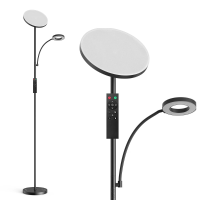 [EU Direct] BlitzWill® BWL FL 0001 36W Twee kop Vloerlamp Met Afstandsbediening 2700K~6500K Kleurtemperatuur 10 Verdere