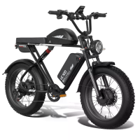 [EU DIRECT] Bluvall K10 Elektrische Fiets 52V 20+23AH Dubbele Batterijen 52V 1000W*2 Dubbele Motoren 1500W*2 Piekvermoge
