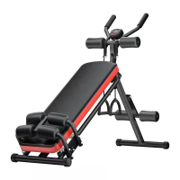 [EU Direct] Bominfit Ab Crunch Machine Foldable Abdominal Exercise Bench 3 Hellingsniveaus Adjustable Ab Trainer Core Ma