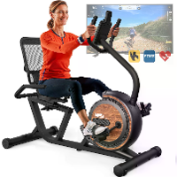 [EU Direct] Bominfit BM5 Magnetische Ligfiets   Ultra Stilte 4KG Vliegwiel, Perfect Cadeau voor Senioren & Revalidatie,