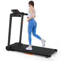 [EU Direct] Bominfit JK1601 2.5PK Opvouwbare Loopband   12km/h Snelheid | Bekerhouder | 120KG Lading | LED Display | Sli