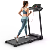 [EU Direct] Bominfit JK1608N 8 2.5HP Vouwbare Loopband   12km/u Snelheid | Bekerhouder | Hartsensor | 120KG Belasting |