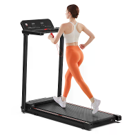 [EU Direct] Bominfit Q30 6 2.5PK 2 in 1 Opvouwbare Loopband   12km/u Snelheid | Tablet Bekerhouder | LED Display | 120KG