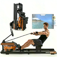 [EU Direct] Bominfit V W2S Water Roeimachine, 14L Tank met 6 Weerstandslevels, 160KG Max Laadvermogen, Opvouwbare Binnen