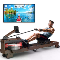 [EU Direct] Bominfit V W3 Houten Water Roeimachine   FSC Eco vriendelijk Hout Gecertificeerd, 14L Tank met 6 Weerstandsn