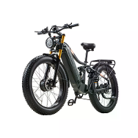 [EU DIRECT] BURCHDA HC26 Elektrische Fiets 48V 30Ah Batterij 750W+1000W Dubbele Motoren Aanbevolen Topsnelheid 25KM/U 26