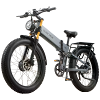 [EU Direct] BURCHDA R5 PRO Elektrische fiets, 48V 30Ah batterij, 1500W*2 dubbele motoren, Aanbevolen topsnelheid 25KM/U,