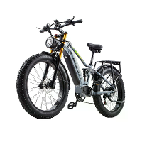 [EU DIRECT] BURCHDA RX80 Elektrische Fiets 48V 20AH Accu 1000W Motor Aanbevolen Topsnelheid 25KM/H 26*4,0 inch Banden Du