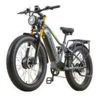[EU DIRECT] BURCHDA RX80 Elektrische Fiets 48V 20Ah Accu 750W*2 Dual Motoren Aanbevolen Topsnelheid 25KM/U 26*4.0Inch Ba