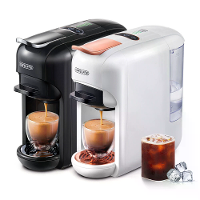 [EU Direct] CAFELFFE MK 606 5 in 1 Capsule Koffiemachine Compatibel Met NS/DG/KCUP/ESE Pod 7 Niveaus Watervolume Aanpass