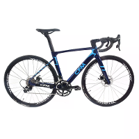 [EU DIRECT] CFM Carbon Fiber Fiets 10 Snelheid Racefiets Met Schijfremmen 700C Carbon Wegfiets