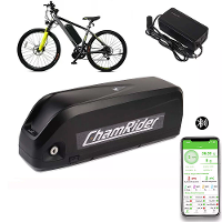 [EU Direct] Chamrider 36V 20Ah 720W Downtube Elektrische Fietsaccu 5000mAh Lithium Li ion 21700 25A BMS Beschermingsplaa