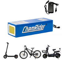 [EU Direct] Chamrider PVC 36V 20,3Ah 730,8Wh Universele Elektrische Fietsbatterij Pack 2900mAh Li ion 18650 25A BMS Besc