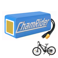 [EU Direct] Chamrider PVC 48V 14.5AH 696Wh Elektrische Fiets Batterij 2900mAh Lithium Li ion 18650 Batterij met 30A BMS
