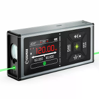 EU Direct CIGMAN CD 60G Dual Green Laser Meetgereedschap met bilaterale technologie bereik 120M Hoge nauwkeurigheid meer
