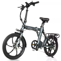 [EU Direct] CMACEWHEEL EM20 Elektrische Fiets 36V 12AH 350W Elektrische Fiets 20 Inch 45 55KM Kilometerbereik Maximaal D