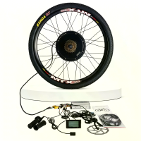 [EU Direct] CSC MTX 48V 1500W Achterwiel E bike Conversiekit, Snelheid tot 60 km/u Mogelijke Hubmotor met KENDA Band en
