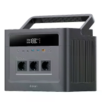 [EU Direct] DaranEner Draagbare Stroomvoorziening 1000W, 11520Wh Zonne Generator met 3 AC uitgangen (2000W piek) 100W PD