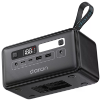 [EU Direct] DaranEner Q200 192Wh draagbare stroomvoorziening 100W PD bidirectionale snelladen zonne generator voor buite