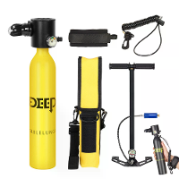 [EU Direct] DIDEEP 0,5L Mini duikflessen met pomp voor duiken in ondiep water,draagbare duiktank ondersteunt 5 10 minute