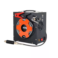 [EU Direct] DIDEEP 4500psi/300bar Automatische Luchcompressor DC12V/AC110 220V Handige Hoge Druk Compressorpomp Voor Dub