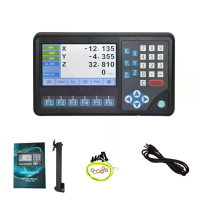 [EU DIRECT] DITRON LCD 3/4 assen Dro digitaale Uitlezing Hoge Precisie 0.005Mm Resolutie 200 1000mm Reislengte Elektroni
