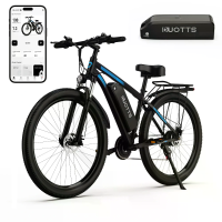 [EU DIRECT] DUOTTS C29 Elektrische fiets met achterrek 750W Motor 48V 15Ah*2 Dubbele batterijen 29 inch banden 50KM Acti