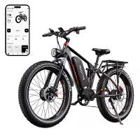 [EU DIRECT] DUOTTS S26 Elektrische Fiets 2024 Versie 48V 20AH SamsungBatterij 1500W(750W*2) Aangeraden Maximale Snelheid