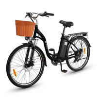 [EU Direct] DYU C6 Elektrische Fiets 300W motor 36V 12.5AH batterij 26inch banden 25KM/H topsnelheid 40KM maximaal berei