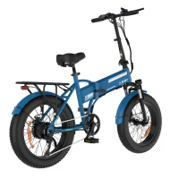 [EU DIRECT] ELEKGO EG10 Elektrische Fiets 36V 12AH Accu 250W Motor 20 inch Banden 35 90KM Max. Bereik 120KG Max. Belasti