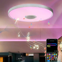 [EU Direct] Elfeland 45W 37cm/ 47W 46cm Muziek Plafondlamp met ingebouwde Bluetooth luidspreker RGB+CCT 16 Miljoen Kleur