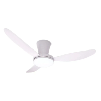 [EU Direct] Elfeland 50W 3 bladige LED plafondventilator met licht met 3 kleurtemperaturen, 6 snelheden wind, 2u/4u time