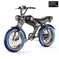 [EU DIRECT] Emoko C93 Elektrische Fiets 48V 20AH Accu 1000W Motor Aanbevolen Topsnelheid 25KM/H 20inch Banden 80 125KM M