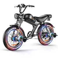 [EU Direct] Emoko C93 Elektrische Fiets 48V 23AH Batterij 1000W*2 Dubbele Motoren Aanbevolen Topsnelheid 25KM/H 20 inch