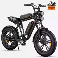 [EU DIRECT] ENGWE M20 Elektrische Fiets 13Ah*2 Dubbele Batterij 750W 20*4.0 Vet Band Elektrische Fiets 60 75km Bereik E