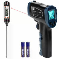 EU Direct ERICKHILL ROOK600 SP Infrarood thermometer met instelbare emissiviteitstemperatuuralarm Brede range  58°F~752°