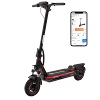 [EU Direct] EVERCROSS A1 Elektrische Scooter 48V 14AH Batterij 800W Motoren 10 inch Massieve Banden 40 50KM Maximale Kil