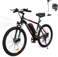 [EU Direct] EVERCROSS EK15 Elektrische Fiets 36V 12AH Batterij 250W Motor 26inch Banden 35 90KM Maximale Kilometers 120K