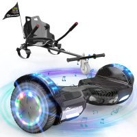 [EU Direct] EVERCROSS XP9M+KT Kinder Zelfbalancerende Scooter met Zitting & Bluetooth & LED verlichting 24V 4AHaccu 350W