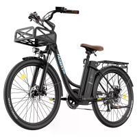 [EU DIRECT] FAFREES F26 Blijvende Elektrische Fiets 36V 20.3AH Batterij 250W Motor 26inch Banden 800 100 km Max Kilometr